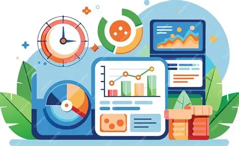 Business analytics dashboard with charts and KPIs